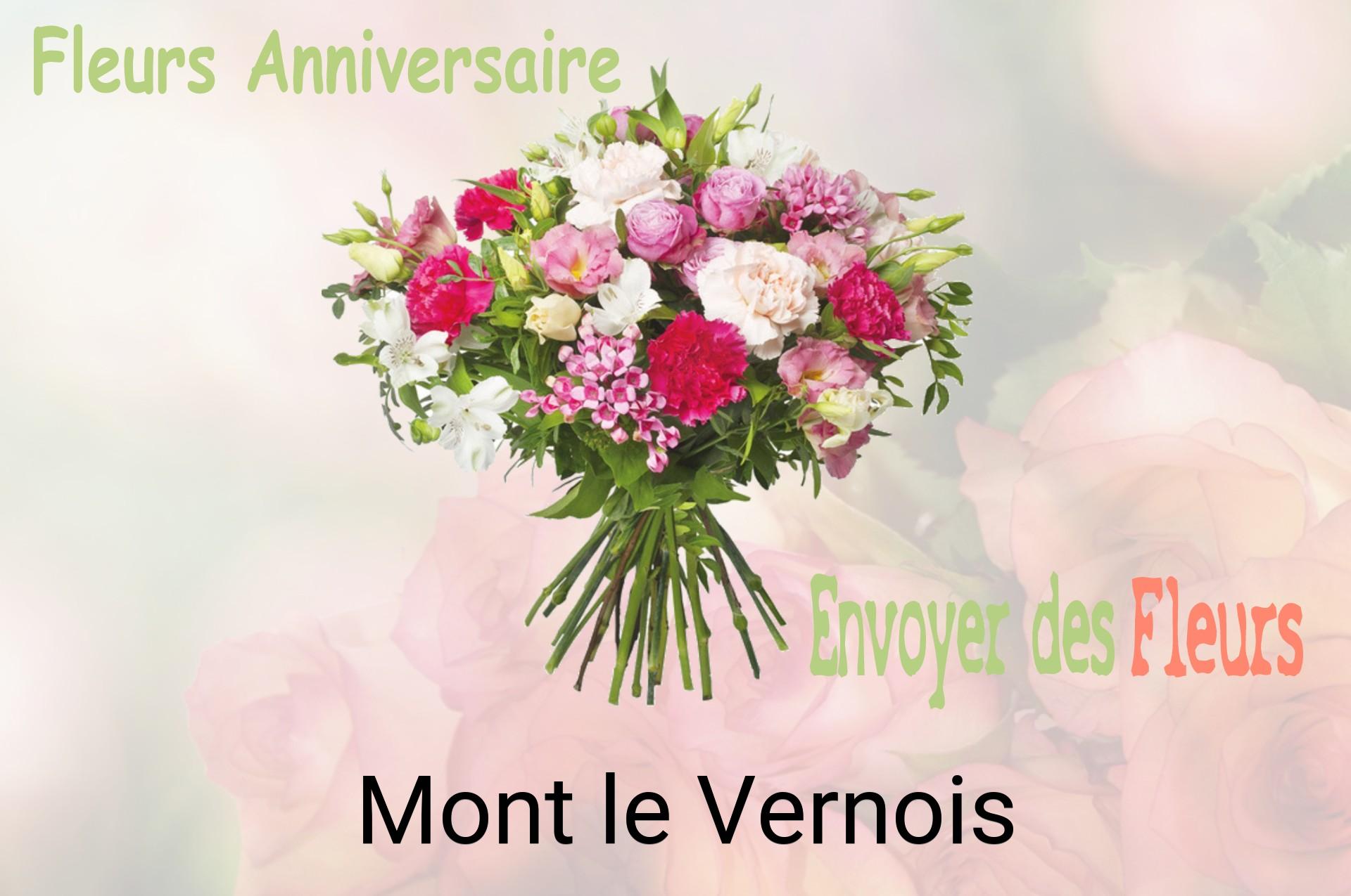 Bouquet de fleurs d’anniversaire livré à Mont-le-Vernois