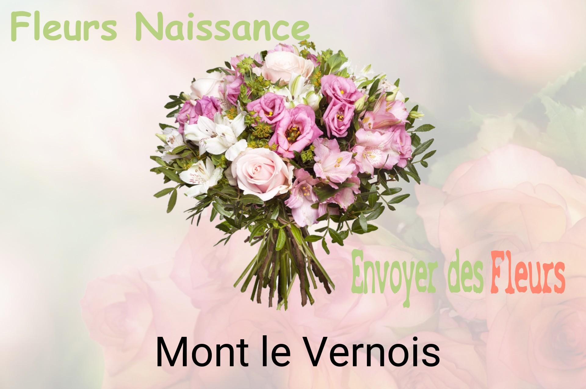 Bouquet de fleurs de naissance livré à Mont-le-Vernois